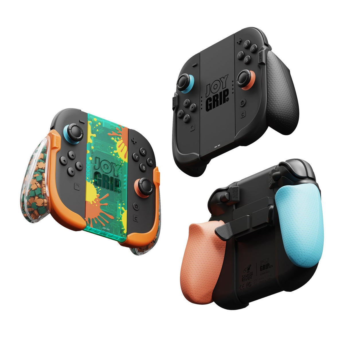 Switch 2分離式充電握把手柄 JoyGrip PRO 任天堂JOY-CON2背鍵擴充握把