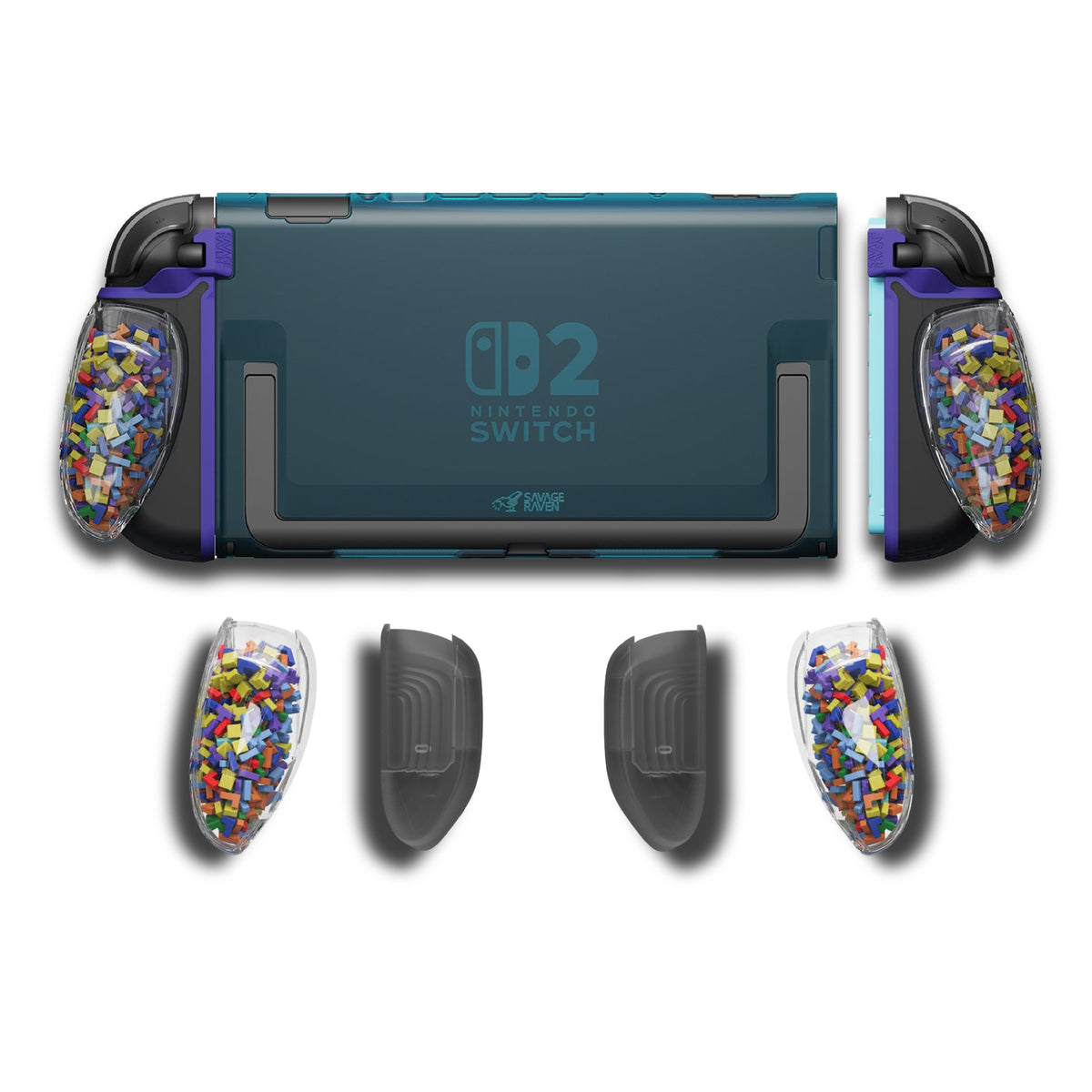Switch 2『TETR方塊限量版』 積木方塊握把保護殼NeoGrip2 /軟套GripCase2/FissionGrip