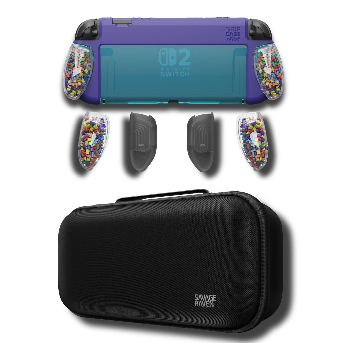 Switch 2『TETR方塊限量版』 積木方塊握把保護殼NeoGrip2 /軟套GripCase2/FissionGrip