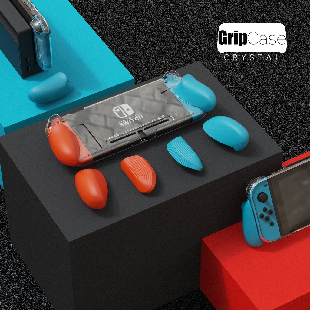 透明水晶握把保護殼 GripCase Crystal 適用於任天堂Switch.