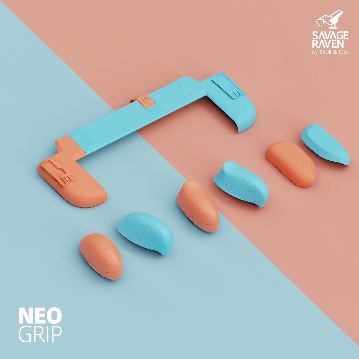 Switch 2握把保護殼 NeoGrip2《首發Day 1限量版》適用NS2的人體工學握把