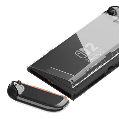 Switch 2分離式透明保護殼 適用任天堂NS2(原廠底座相容)