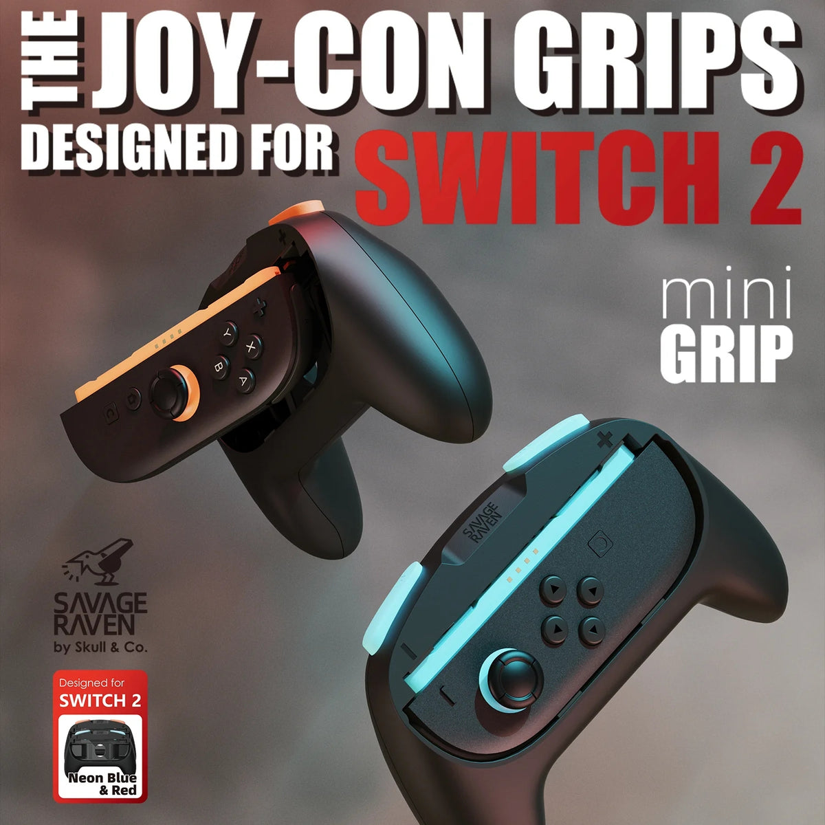 Switch 2 Joy-Con橫置擴充握把 mini Grip 任天堂NS2專用