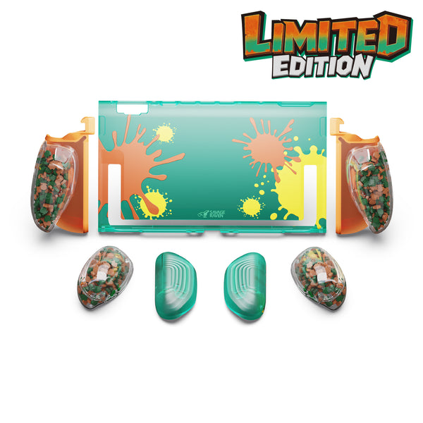 Switch 2《斯普拉遁塗擊隊 Splatoon Raiders》限量版握把保護殼NeoGrip2 / FissionGrip