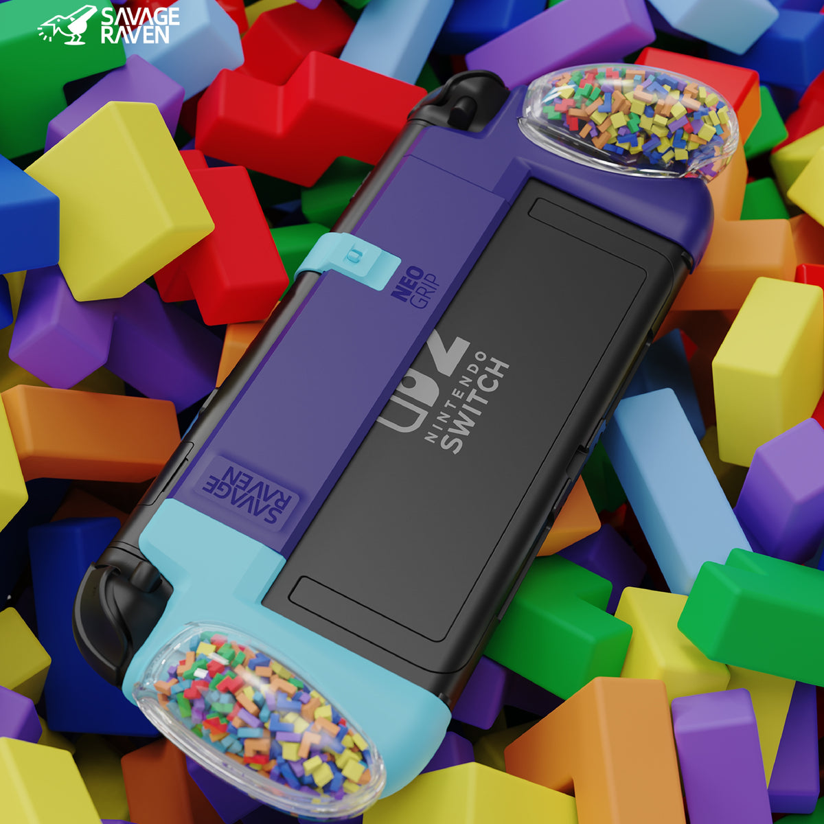 Switch 2『TETR方塊限量版』 積木方塊握把保護殼NeoGrip2 /軟套GripCase2/FissionGrip
