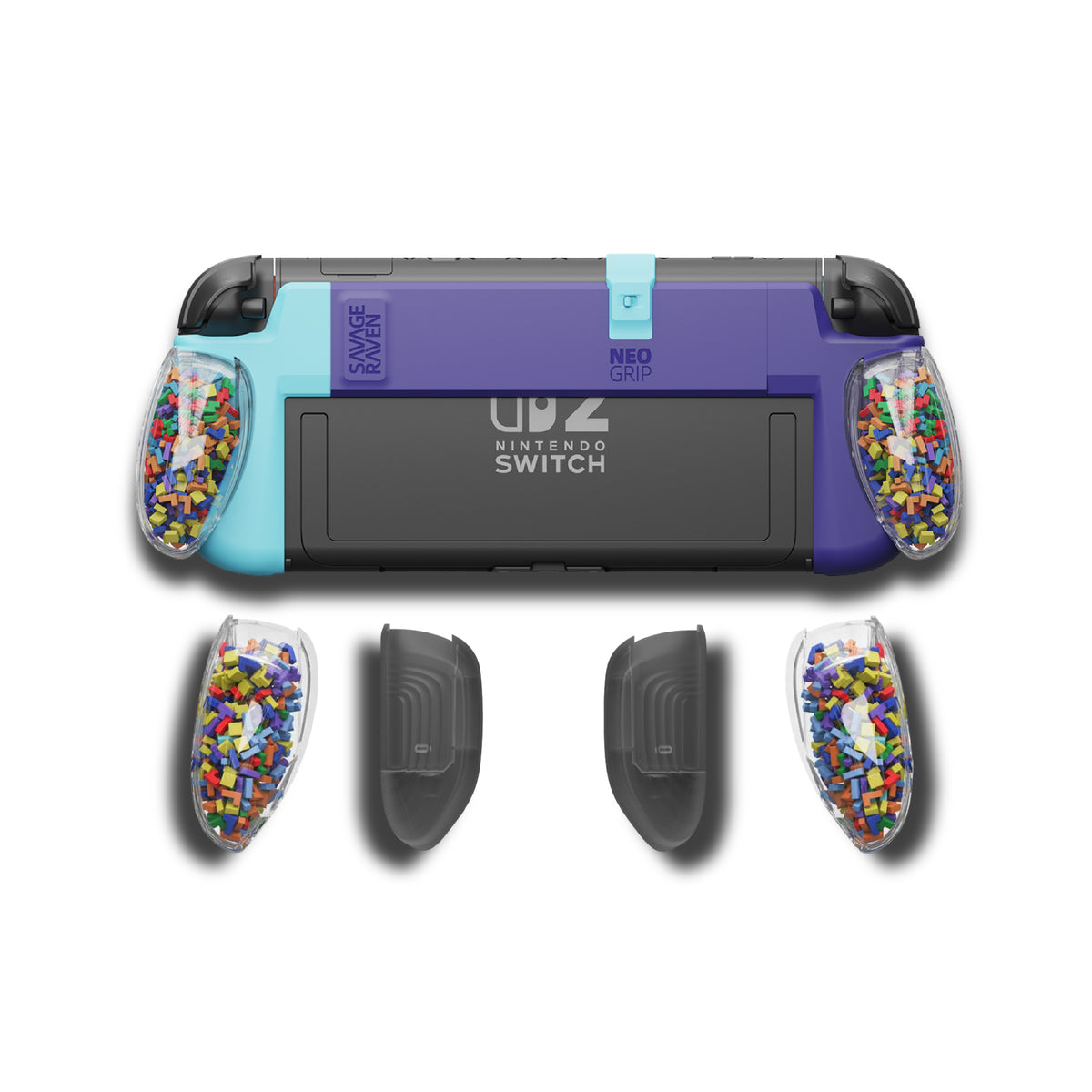 Switch 2『TETR方塊限量版』 積木方塊握把保護殼NeoGrip2 /軟套GripCase2/FissionGrip