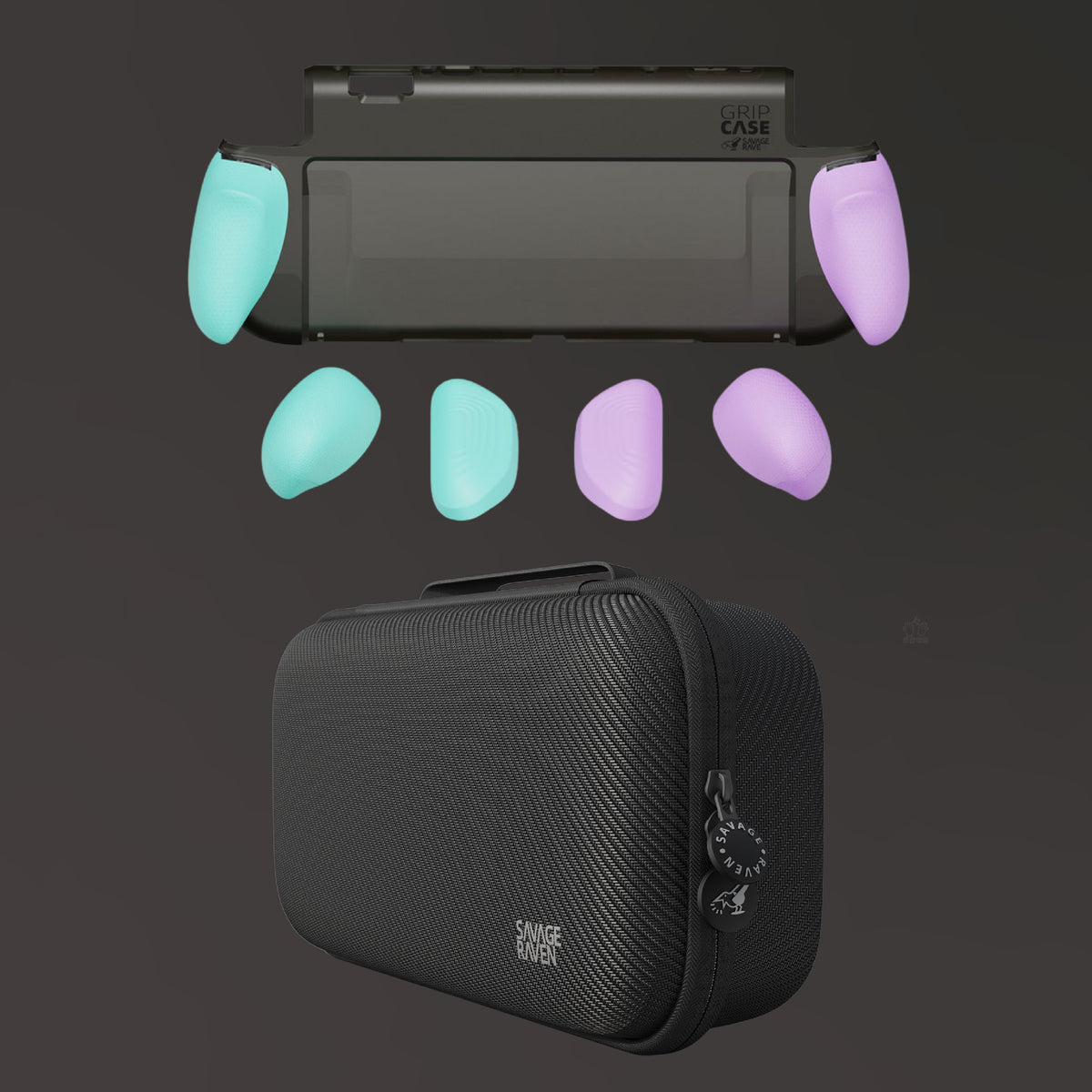 Switch 2握把保護軟套 GripCase2 適用NS2的人體工學握把(原廠底座相容)