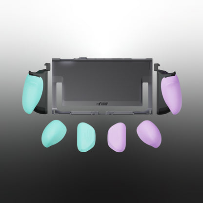 Switch 2分離式握把保護軟套 FissionGrip 適用NS2的人體工學分離握把（原廠底座相容）