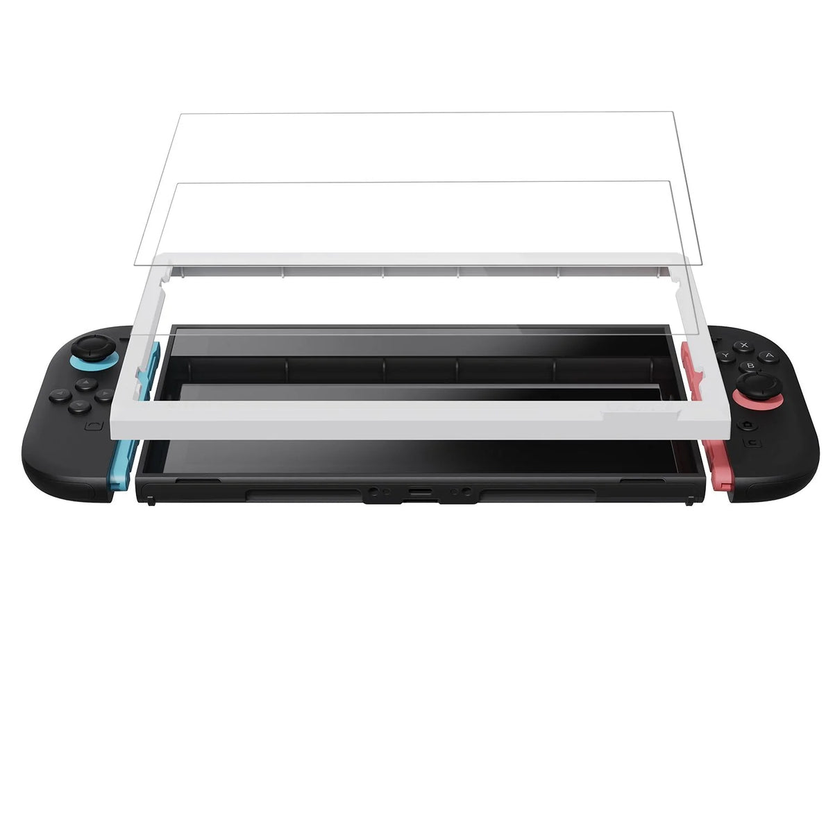 Switch 2 9H鋼化玻璃保護貼 定位神器版 EZ！貼（2片裝）NS2專用