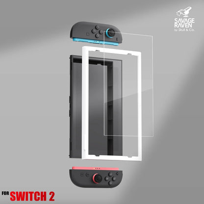Switch 2 9H鋼化玻璃保護貼 定位神器版 EZ！貼（2片裝）NS2專用