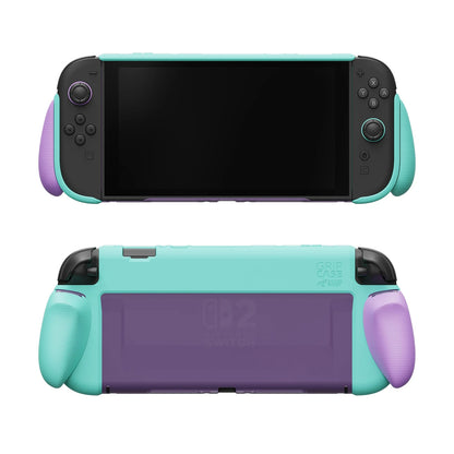 Switch 2握把保護軟套 GripCase2 適用NS2的人體工學握把(原廠底座相容)